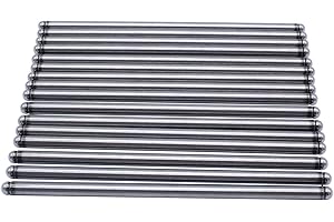16 pcs/set SHLPDFM Valve Push Rods Hardened Steel Pushrods 5/16 STD 7.800" Length Fits for Small Block Chevy SBC 400 350 327 307 305 283 267 265 262