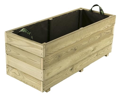 GHIO 120 - Huerto urbano Jardinera, 100 x 40 x 40 cm: Amazon.es ...