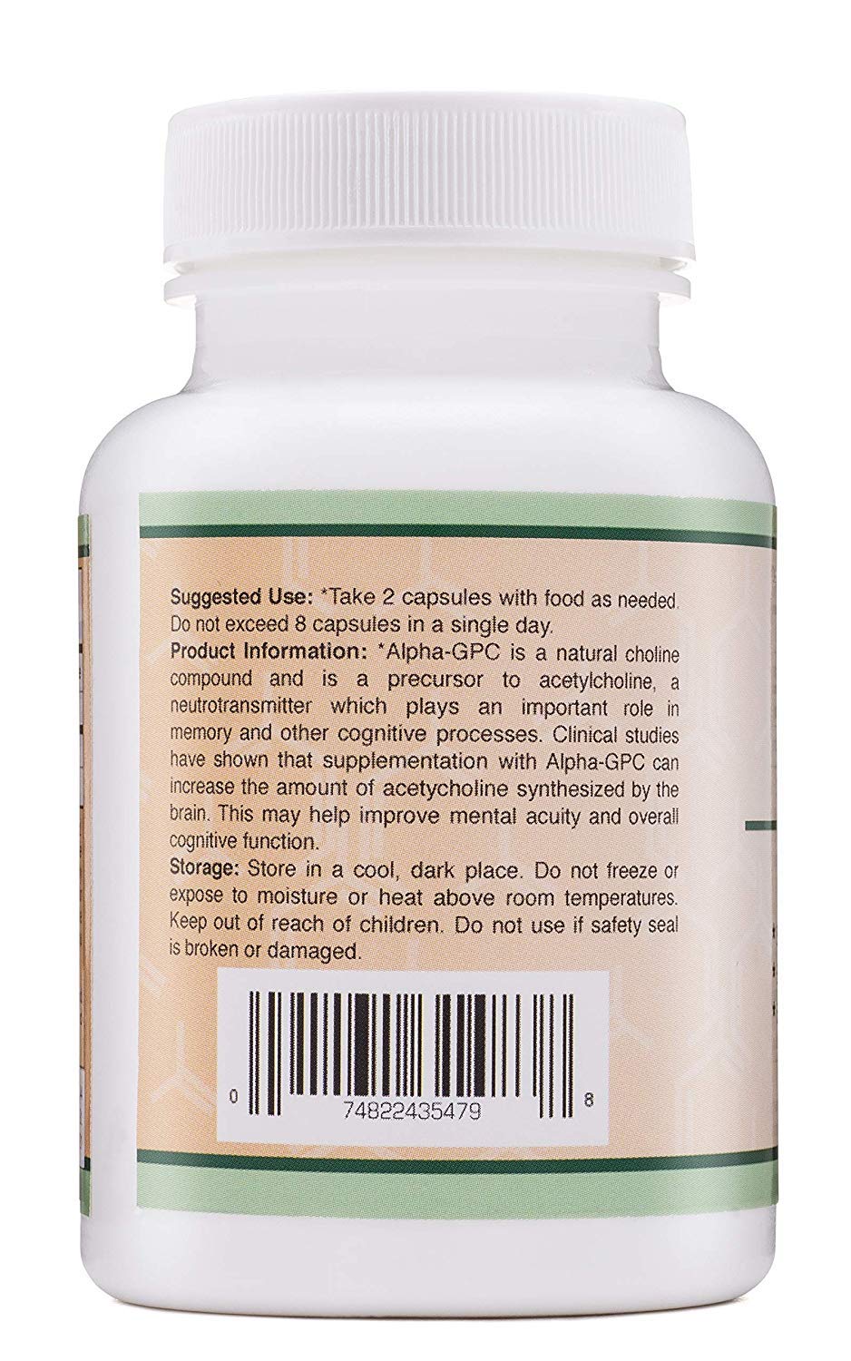 Alpha GPC Choline Supplement (Beginner Nootropic for Brain Support