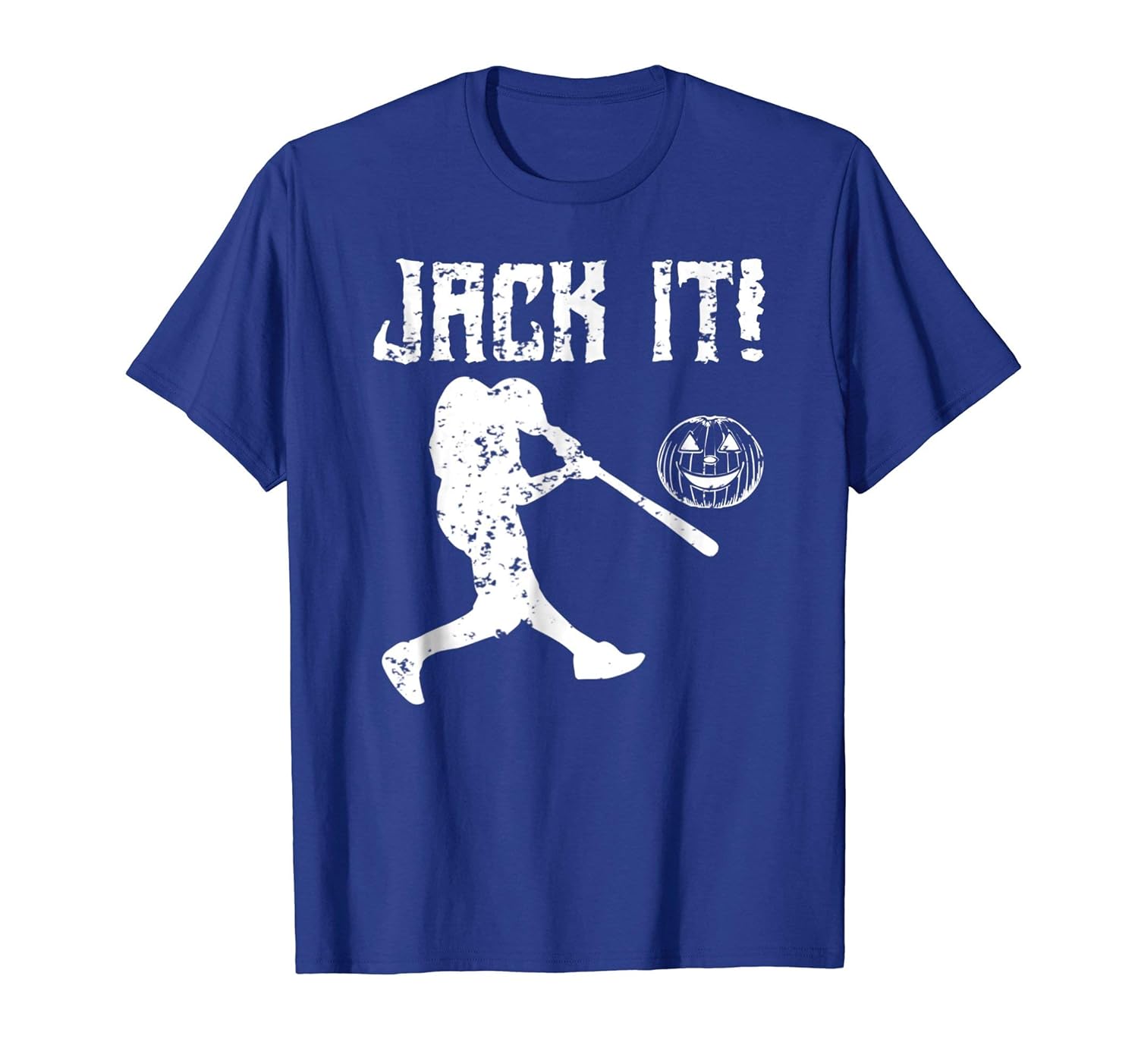 Jack It Baseball Halloween Pumpkin Home Run T Shirt-ANZ