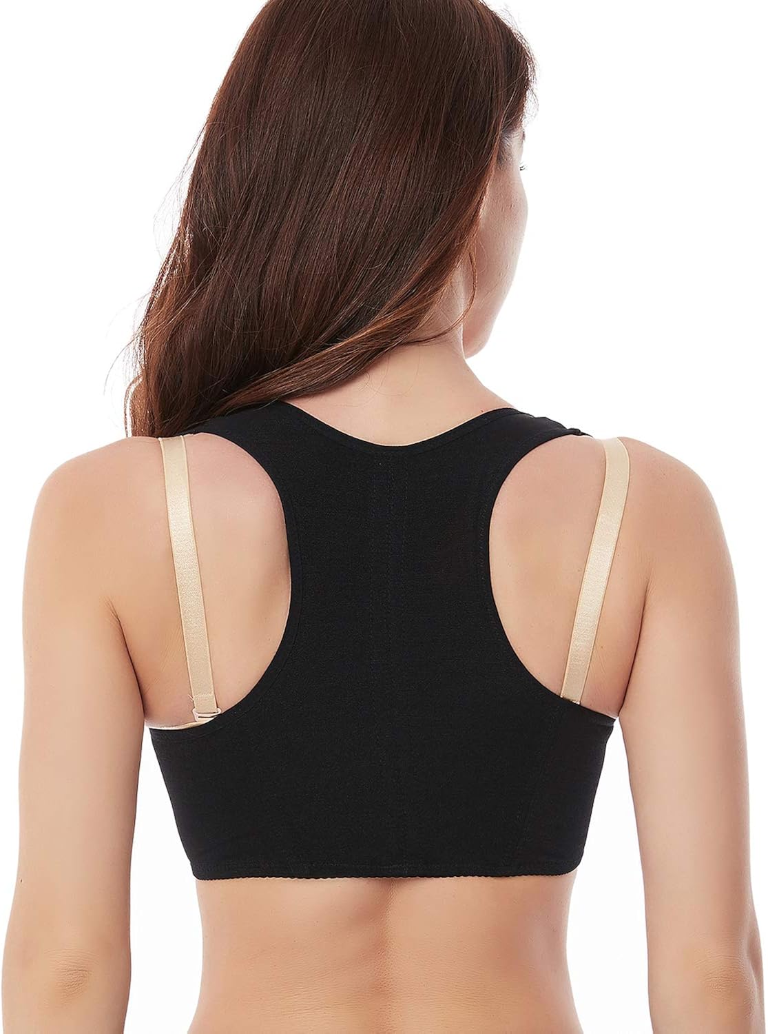 Werena Chest Brace Up for Women Posture Corrector Shapewear Tops Back Brace Support Bra Shaper X-Strap Vest at  Women’s Clothing store