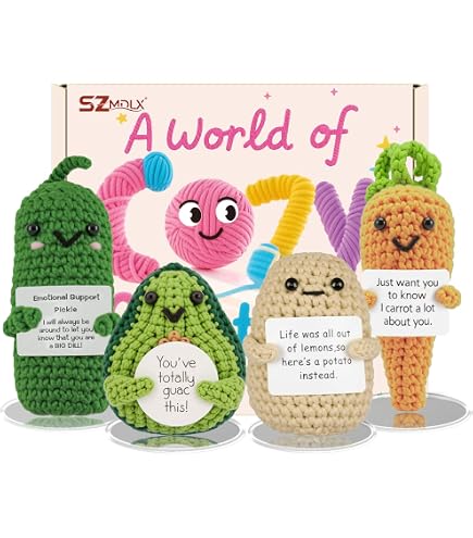 Adorable pilule de refroidissement au crochet, pilules de soutien émotionnel, pilules d'urgence, pilules en peluche, soulagement du stress, pilule heureuse, cadeaux de bien-être, décoration de table