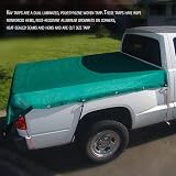 KAV 4 x 6 ft Green Tarpaulin 120 GSM Waterproof Eyelets Heavy Duty Cover view 7