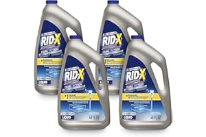 RID-X Professional Septic Treatment, Septic Tank Treatment, 6 Month Supply Of Liquid, 48 Fl Oz (Pack of 4)