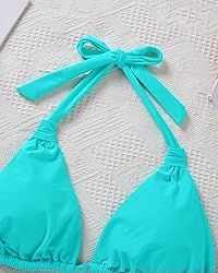 Women Plus Size Bikini Set - Two Piece Triangle