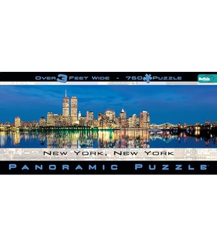 Amazon.com: Buffalo Games Panoramic Times Square New York 750