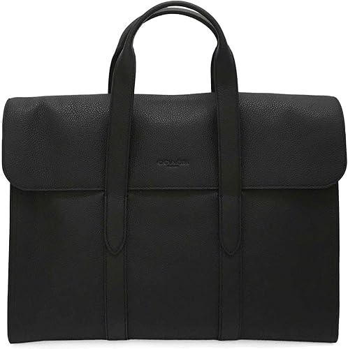 Amazon Co Jp コーチ Coach メンズ 2way ビジネスバッグ ブリーフケース Qb Bk メトロポリタン ポートフォリオ レザー ブラック 並行輸入品 シューズ バッグ