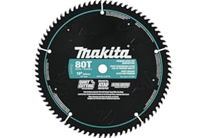 Makita A-94770 10-Inch 80 Tooth Ultra Coated Mitersaw Blade, Black