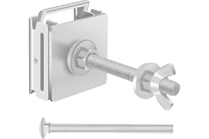 ONAGAD E-Track Spare Tire Mount Holder, Silver Upgraded E Track Double Fittings Spare Wheel Carrier for Enclosed Trailers, Garages, Trucks, Warehouses and Semis, Etrack Rail Accessories for E Track System