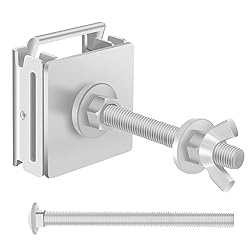 E-Track Spare Tire Mount Holder, Silver Upgraded E