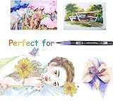 Laconile 120 Dual Tip Brush Pens 0.4mm Fineliner 2mm Brush 120 Colors view 6