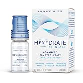 Heyedrate Clinical Preservative Free Eye Drops, .33 fl oz Bottle | Artificial Tears for Intensive Hydration, Eye Drops for Dry Eyes &amp; Long-Lasting Protection, Safe for Contact Lenses