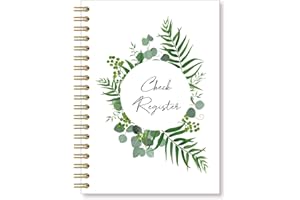 Fileyeye Register Check and Debit Card Register, Checkbook Registers, Simple Account Tracker & Financial Ledger (A), 5.5 inchx 8.1inch