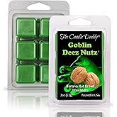The Candle Daddy Goblin Deez Nutz - Banana Nut Bread Scented Halloween Wax Melt - 1 Pack - 2 Ounces - 6 Cubes - Spooky Scary Fun Gift
