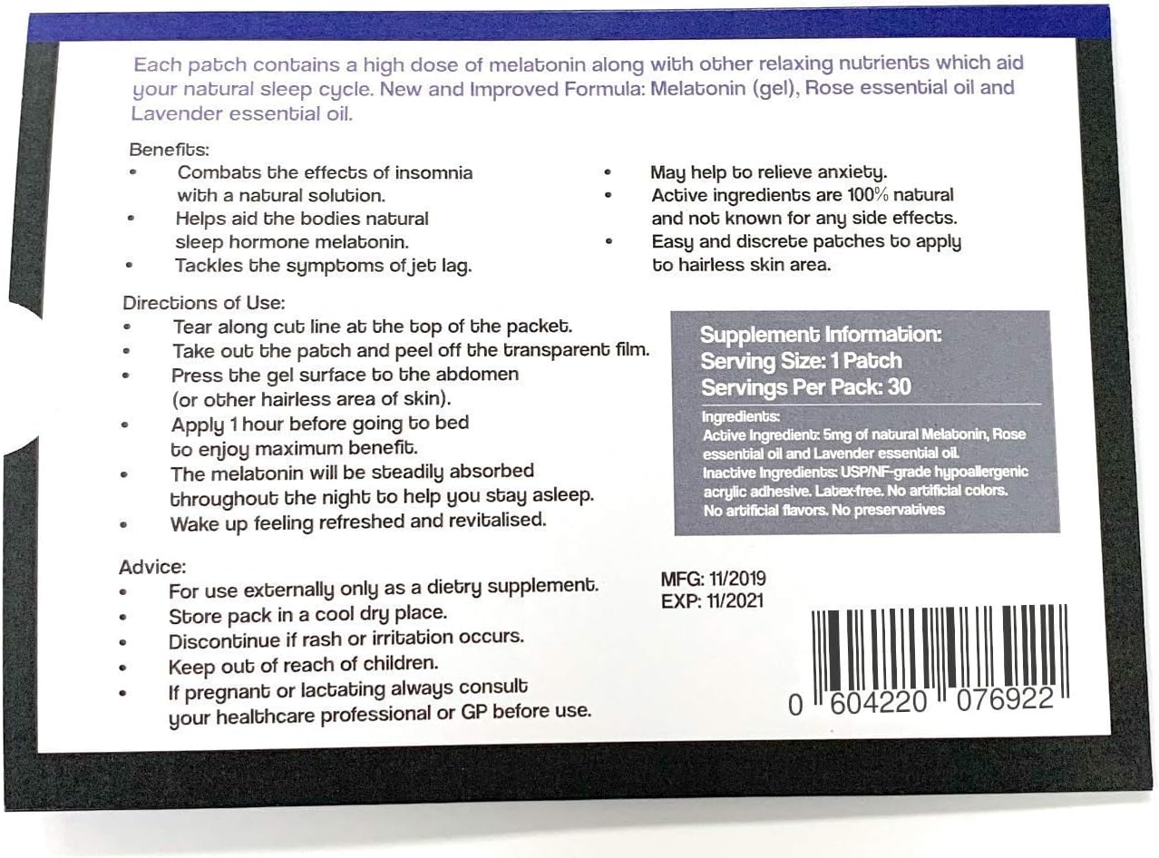 Revive Sleep Patches (30 Pack) - Enjoy a Relaxing Night Sleep Every Night, 30 Count (Pack of 1) - Image 5