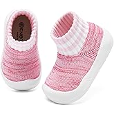 Engtoy Baby Sock Shoes Baby Walking Shoes Infant Non-Slip Breathable Slippers with Soft Rubber Sole Baby Boys Girls Slip On Sneakers