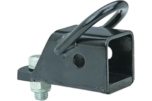 PMD PRODUCTS ATV Quad Runner 4 Wheeler 2" Square Hitch Adapter with Loop Anchor