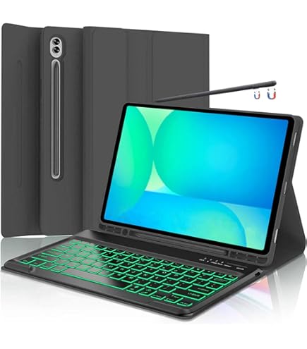 Amazon.com: Keyboard Case for Samsung Galaxy Tab S10 FE+ Plus 13.1