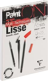 Clairefontaine Painton Multi-Technique White A5 250gsm 25 Sheets