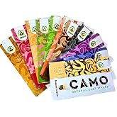 Camo Cones Wraps Afghan Natural Leaf Wraps 16 Flavors Variety Packs, White