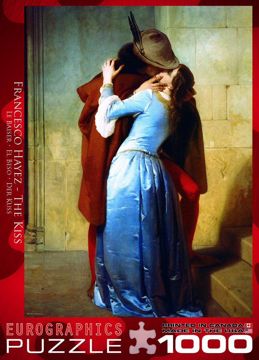 Ravensburger 1000-Piece Jigsaw Puzzle – Francesco Hayez "The Kiss" Art Collection - View #7