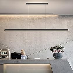70" LED Linear Pendant Light Fixtures, 25W Dimmable