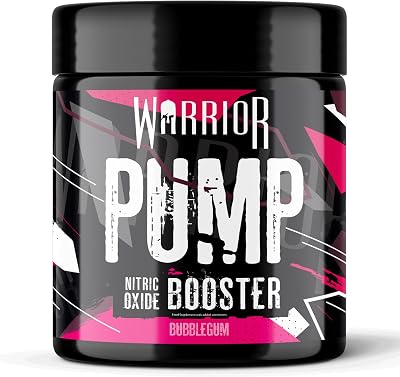 Warrior Pump Pre Workout Powder 225g Non Stim Bubblegum 30 Servings