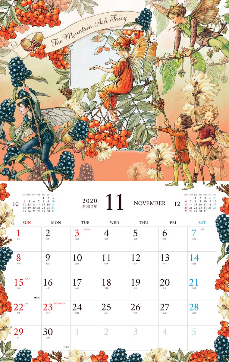 Flower Fairies Calendar インプレスカレンダー シシリー メアリー バーカー 本 通販 Amazon
