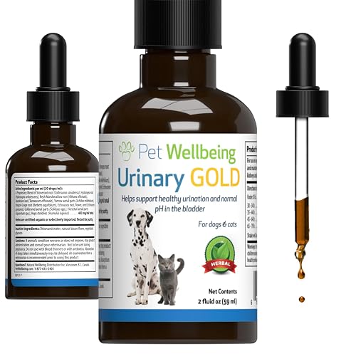 Pet Wellbeing Urinary Gold for Cats - Vet-Formulated Multi-Herb Urinary ...
