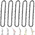 5 Pieces 6 Inch Chainsaw Chain, Replacement Chains for 6 Inch Cordless Electric Portable Mini Chainsaw, Chains Fit for All 6-inch Mini Chainsaws -37 Drive Links