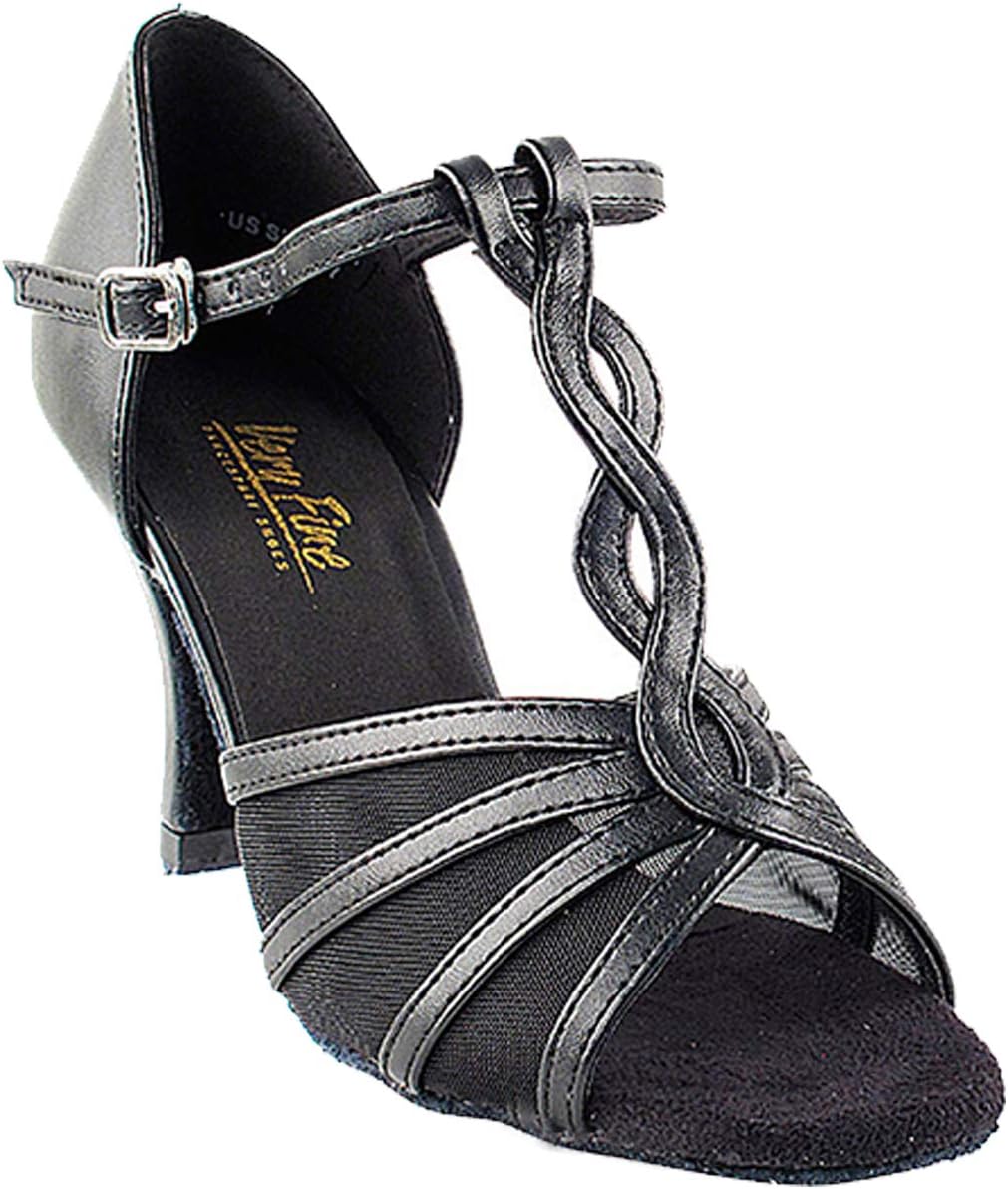 Women's Ballroom Dance Shoes Tango Wedding Salsa Shoes 1692EB Comfortable-Very Fine 2.5" [Bundle of 5]