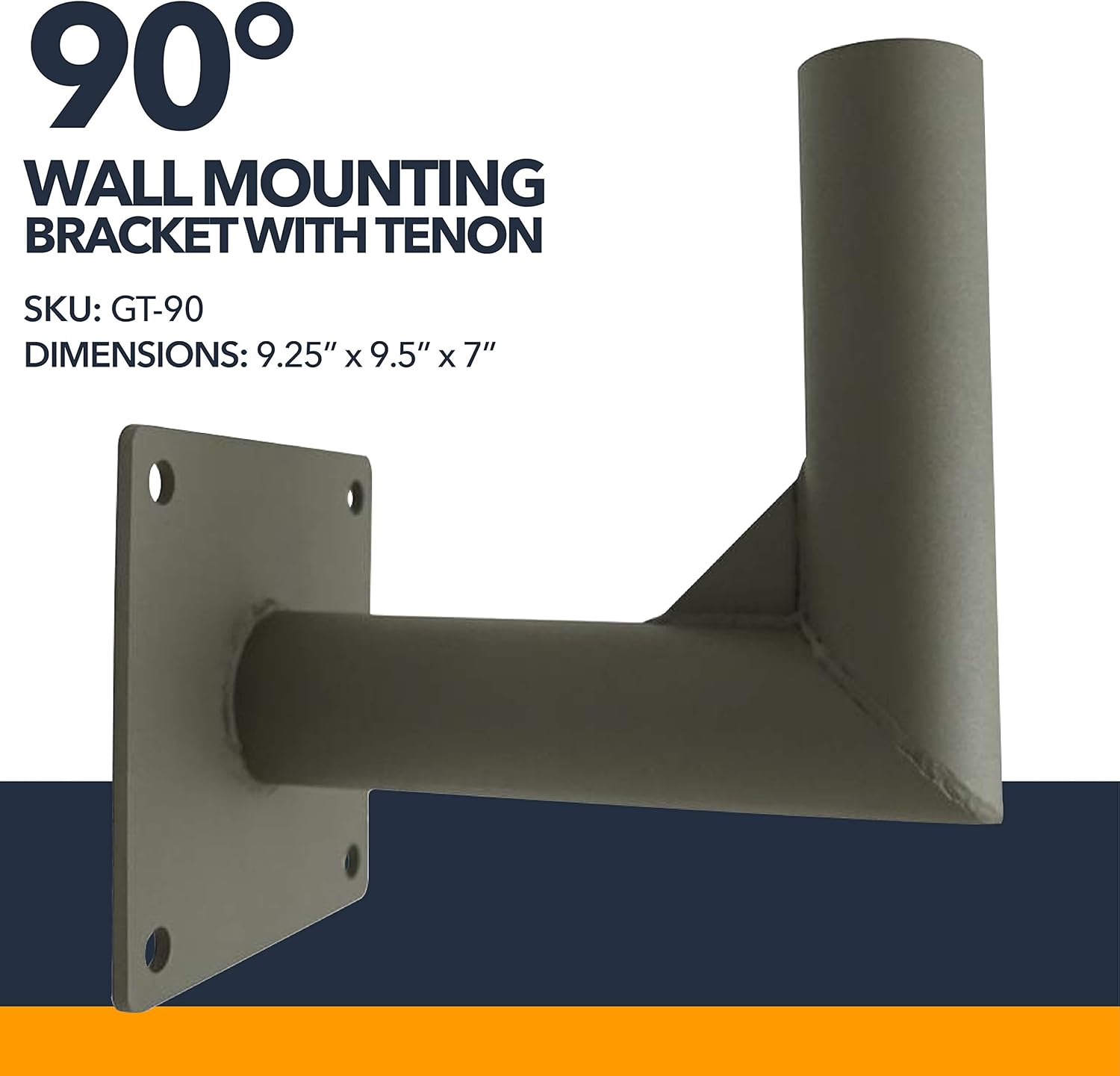 90° Degree Wall Mounting Bracket with Tenon