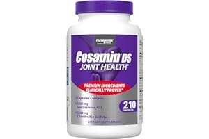 NUTRAMAX LABORATORIES Nutramax Cosamin® DS Joint Health Supplement with Glucosamine & Chondroitin for Men’s & Women's Joint Health, 210 Capsules