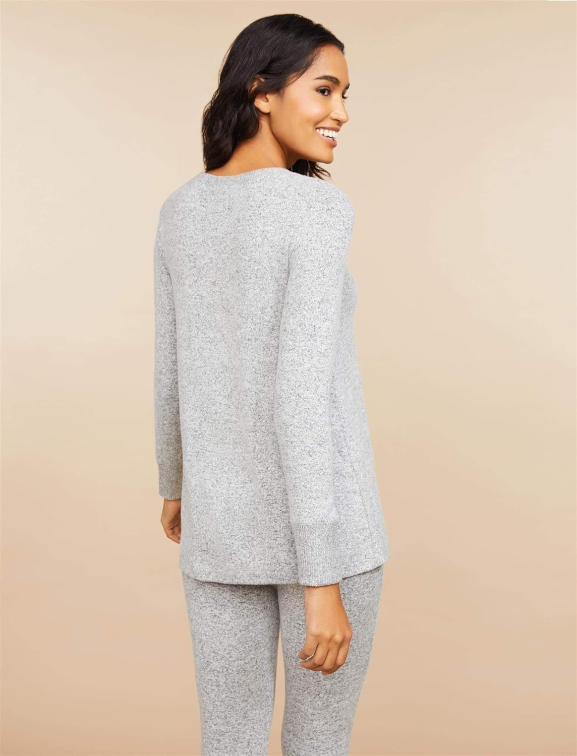 Motherhood Maternity Women's Maternity Brushed Hacci Henley Sleep Knit Top at  Women’s Clothing store
