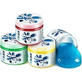 DNA MOTORING 4 Pack Car Cleaning Gels Auto Detailing Tools Cleaning Putty Car Interior Cleaner, Car Jelly Cleaner, Keyboard C