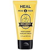 Bee Bald HEAL Aftershave for Men, Calm &amp; Soothes, After Shave Balm, 2 fl oz | Immediately Calms &amp; Soothes Irritated Skin. Treats Razor Burn, Redness, Bumps on Head or Face. Perfect For Sensitive Skin.