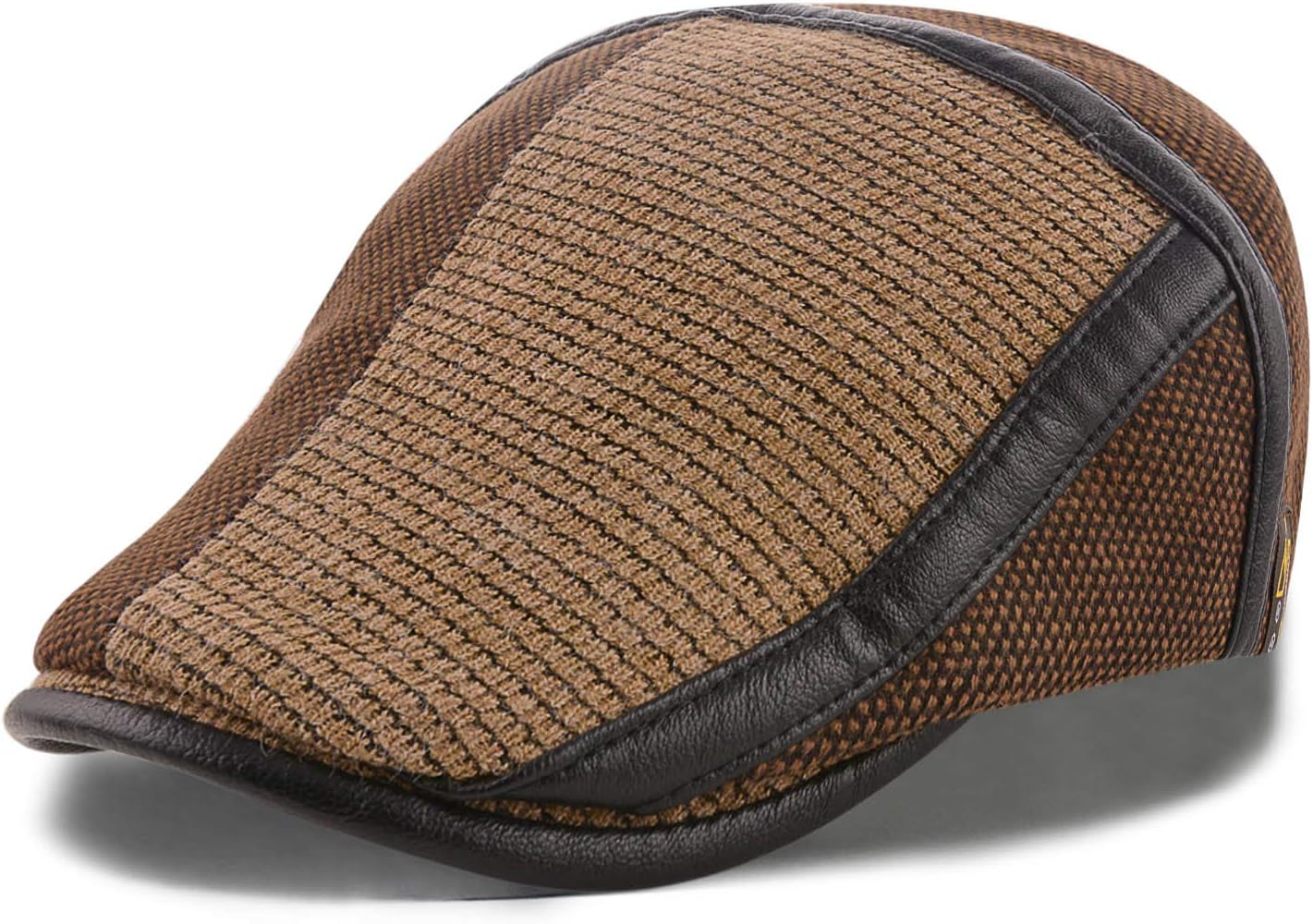 M MOACCMen Beret Hat Cotton Adjustable Newsboy Hats Cabbie Gatsby Cap Driving Flat Caps