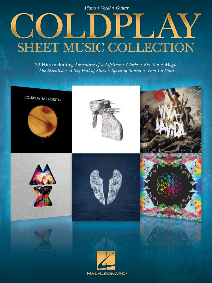 Coldplay Piano Vocal and Guitar Sheet Music Collection | 32 Hit Arrangements for Beginners and Experienced Musicians | Music Book for Piano Vocal and Guitar Players