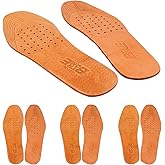 Clarmonde Genuine Leather Shoe Insoles, Absorbent Ultra Thin Pigskin Leather Insoles Break in and Conform to The Shape of Feet (4)