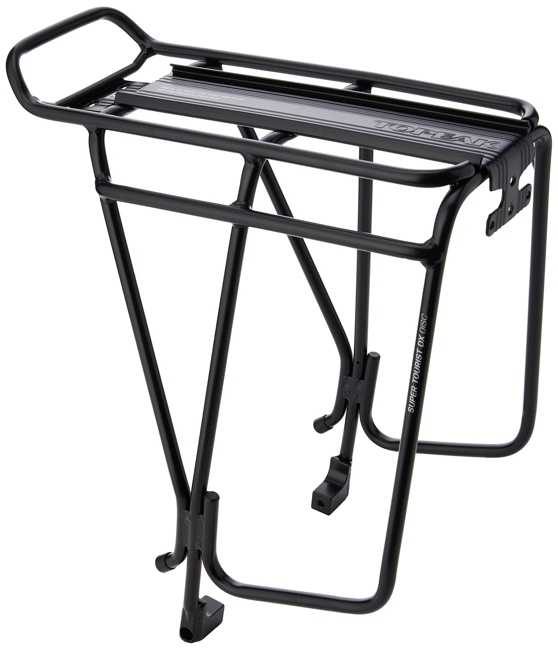 Topeak Super Tourist DX Rack, Disc Compatible, Black, One Size
