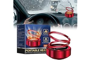 BOOMY LINS Automotive heaters, 2025 new solar heated fan defroster, 2.36’ defogger, quick heat, windshield defogger, portable vehicle de-icing, snow removal unit (1PCS)