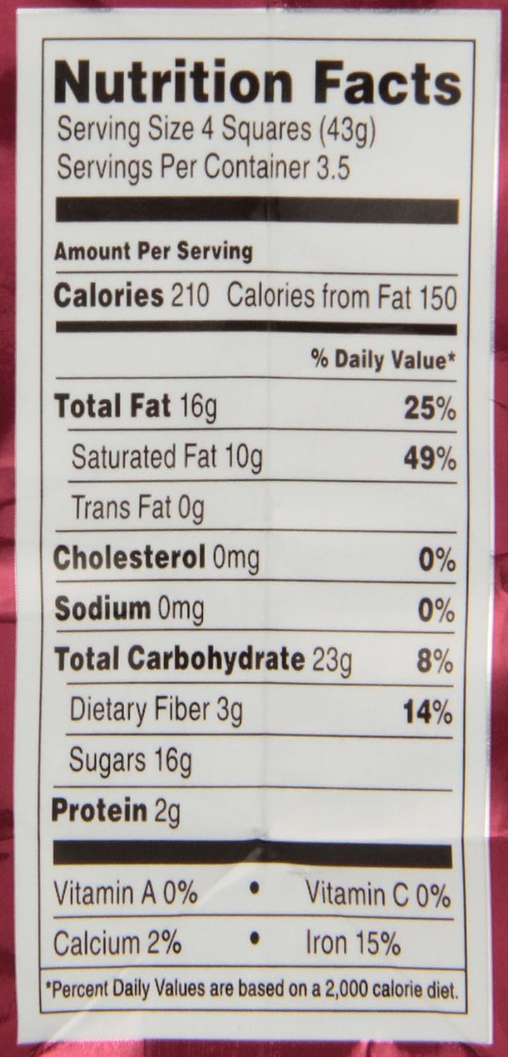 ghirardelli chocolate raspberry coffee calories