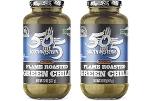 505 Southwestern Hatch Valley Diced Green Chiles, 32 Ounce (2 Pack)