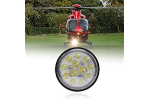 LED PAR36 Aviation Grade Aircraft Landing Light 4-1/2" 115mm DC 8-32V 2,000 Lumens White 6000K Spot Beam Narrow Beam IP67 LED