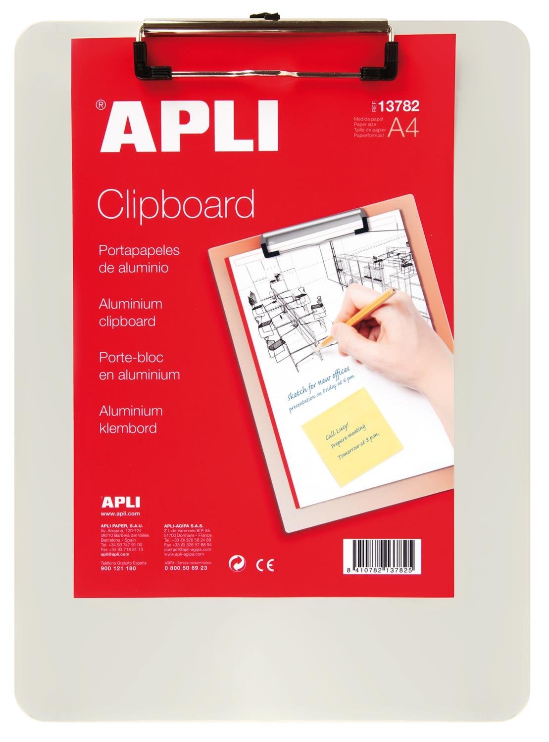 A4 Aluminium Clamp Plate Money