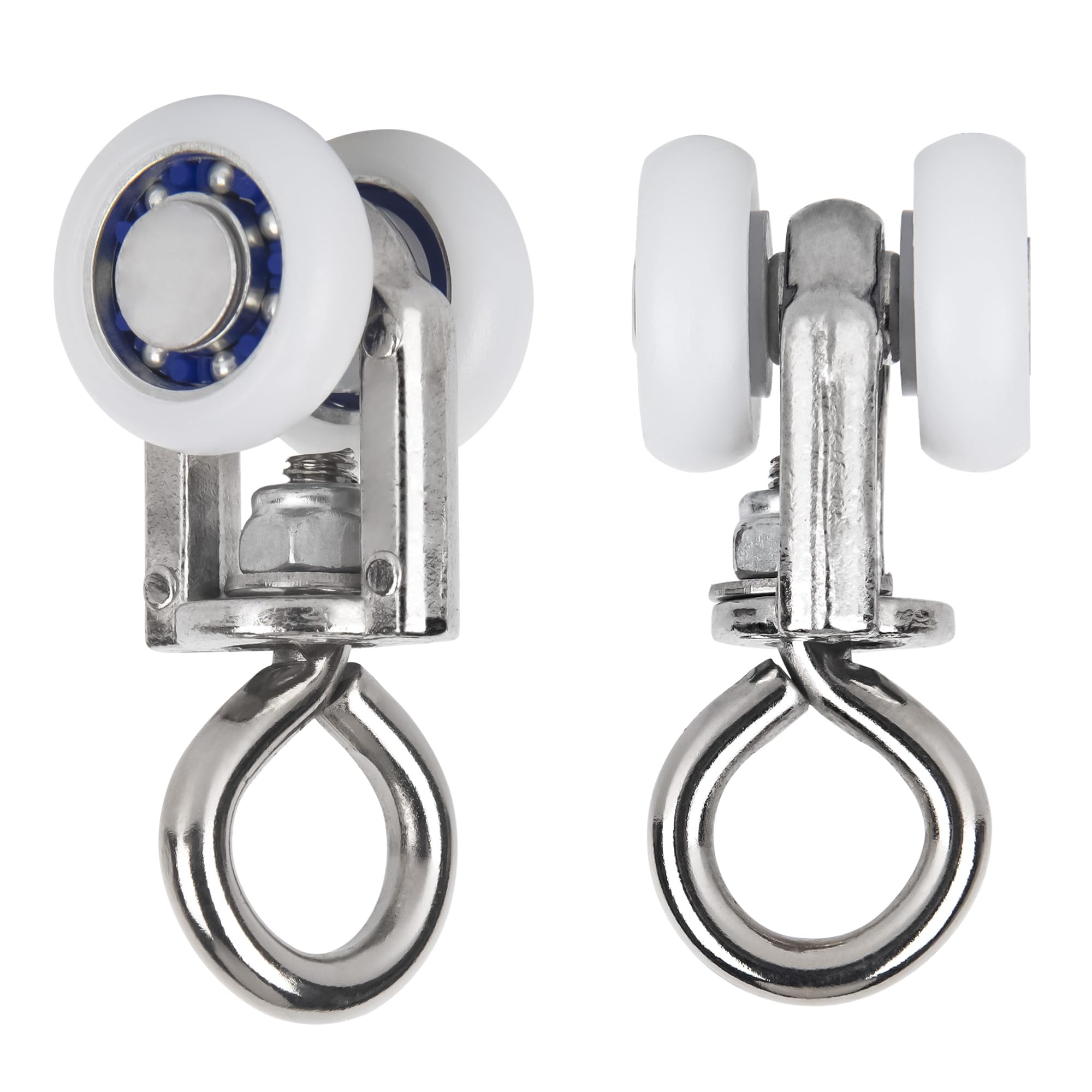 Photo 1 of YXHOMME Curtain Track Rollers Curtain Mute Wheel Rollers Hook Pulley Runners/Sliders for Ceiling/Wall Mount Curtain Tracks 30PCS