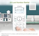 VTech CS1500 DECT Cordless Phone with Call Block, 1 Handset, White view 4
