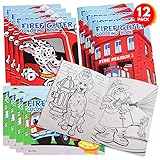ArtCreativity Firefighter Coloring Books - Pack of