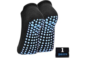 Pilates Ballet Barre Yoga Socks - Elutong 4 Pack Non Skid Slip Sticky Grippers Socks for Women