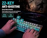 Sumvision Seeker Destroyer II 60% Mechanical Keyboard Red Switch RGB 19 Modes view 5